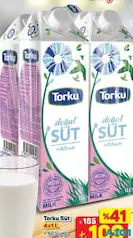 TORKU SÜT 4X1 L